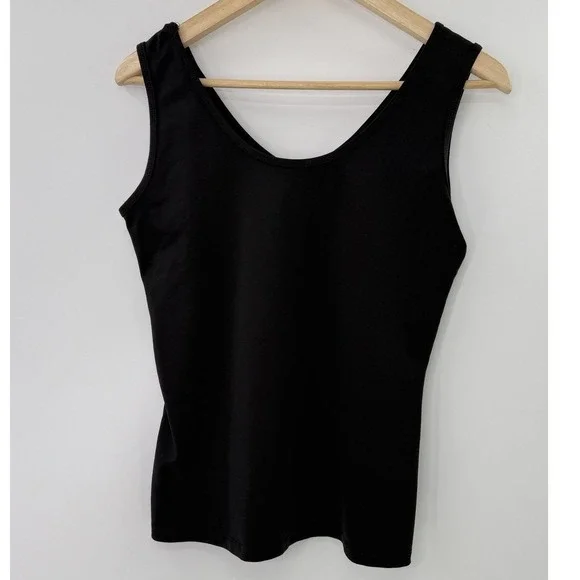 Chico's (?) Travelers Painted Convertible Tank Top See Measurements Basic Layer - Picture 2 of 6